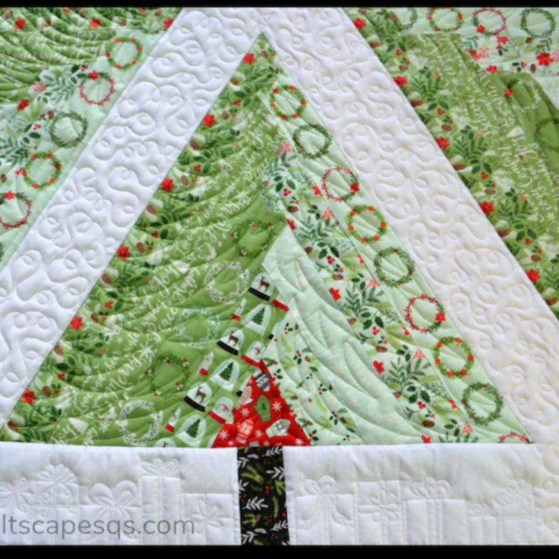 The Quilted Christmas Tree Skirt