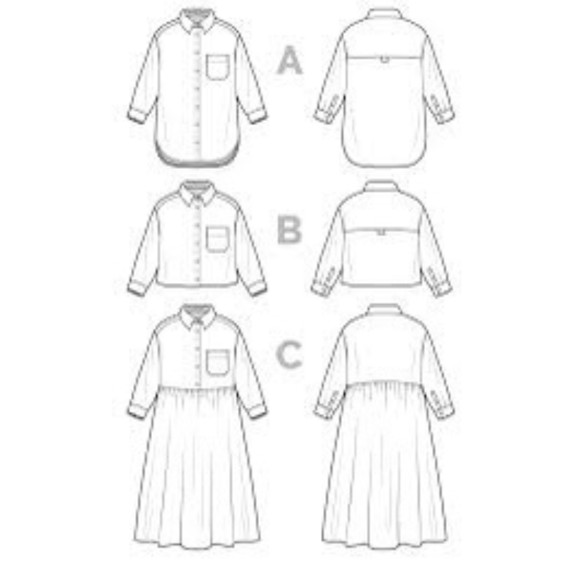 Sew your own Shirt / Shirt Dress